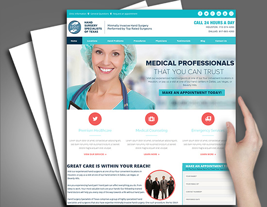 Website Design for Dental and Medical Practices