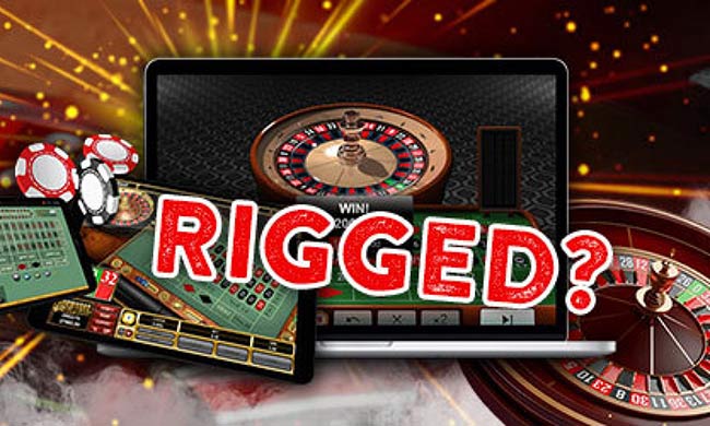are all online casinos rigged