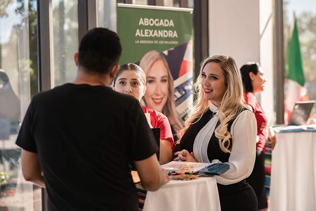 Abogada Alexandra helps immigrants, through legal support, unlock new opportunities and get the help that they deserve to create a better future in the United States